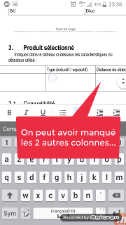 Impossible de lire la video